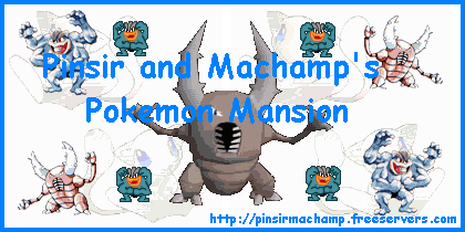 Check out Pinsir and Machamp's Pokmon Mansion